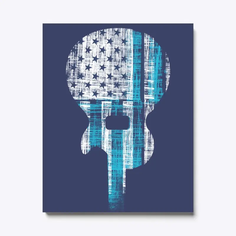 Guitar canvas - guitarist gift