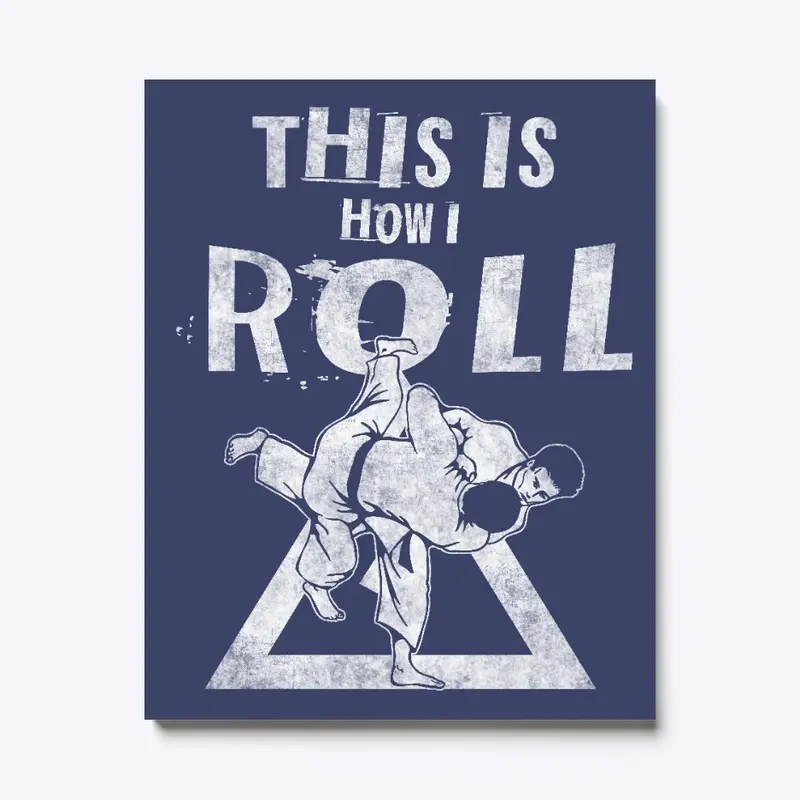 Jiu jitsu canvas print for BJJ lovers